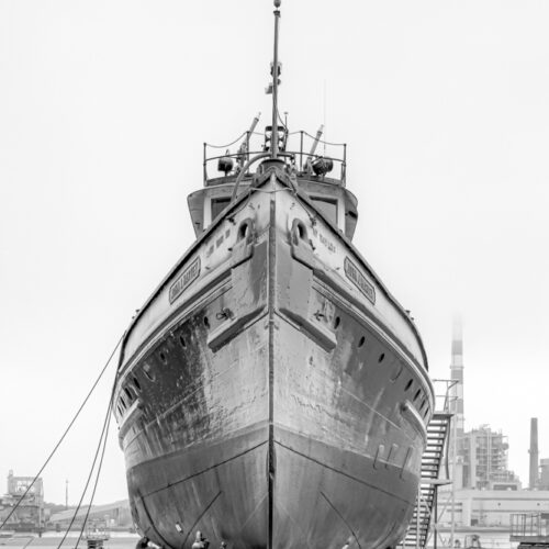 Photo d'un bateau de pompier à New York - 1931