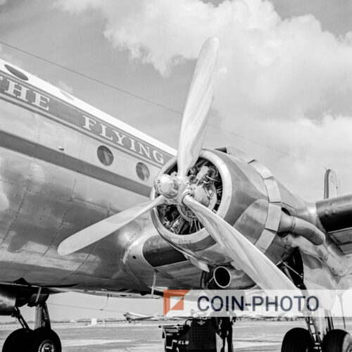 Photo d'un Douglas DC-4 de la compagnie KLM - 1951