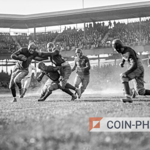 Photo d'un match de football US - 1923