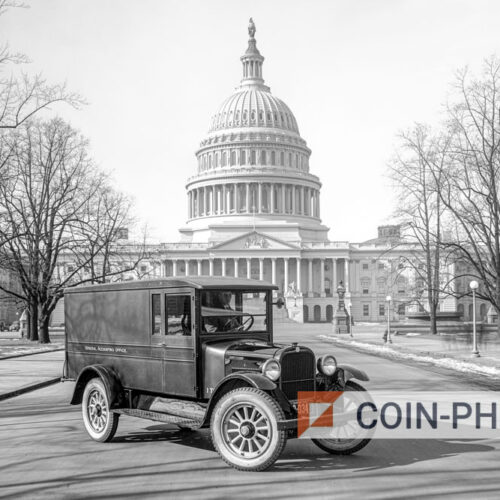 Photo d'une voiture devant le Capitole des États-Unis - 1925