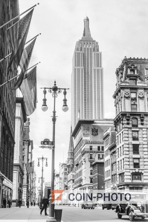 Photo de l'Empire State Building à New York - 1933