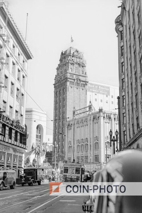 Photo de l'immeuble "Bank of America" à San Francisco - 1943