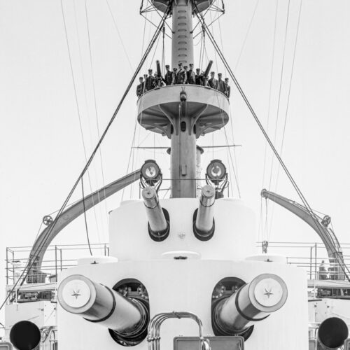 Photo du navire de guerre "USS Kentucky BB-6" - 1900
