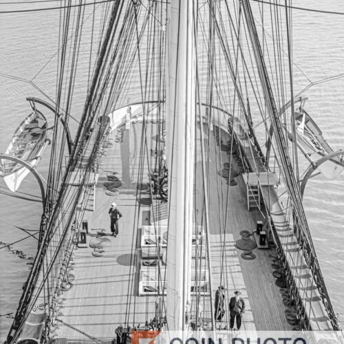 Photo du voilier "USS Constellation" - 1914