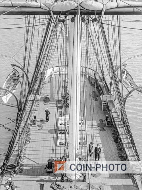 Photo du voilier "USS Constellation" - 1914