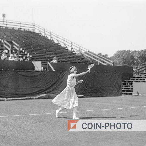 Photo de Suzanne Lenglen au tournoi de Forest Hills à New York en 1921