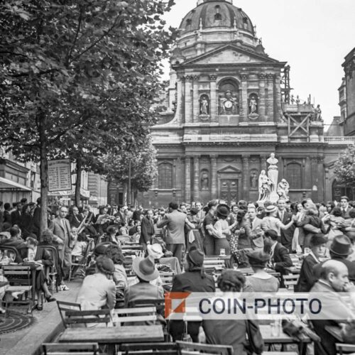 Photo du bal du 14 juillet à Paris en 1938