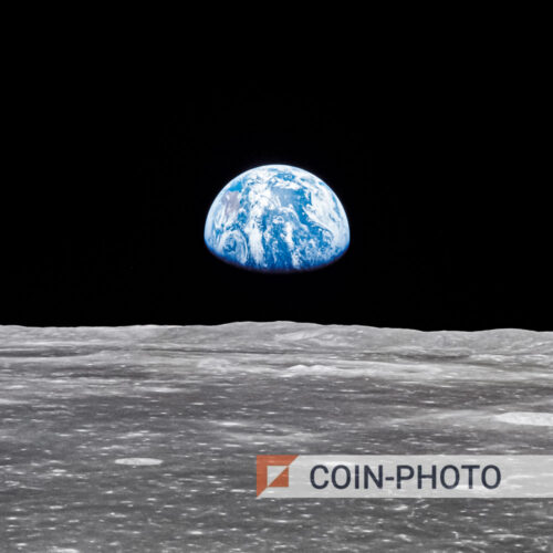 lever de Terre photographié lors de la mission Apollo 11 en 1969