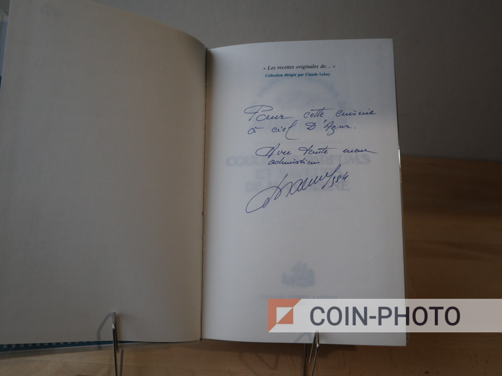 Couverture du livre de cuisine Couleurs Parfums et Saveurs de ma Cuisine de Jacques Maximin édition Robert Laffont