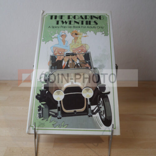 Scène en relief du livre The Roaring Twenties montrant des danseuses de Charleston dans un style années 20