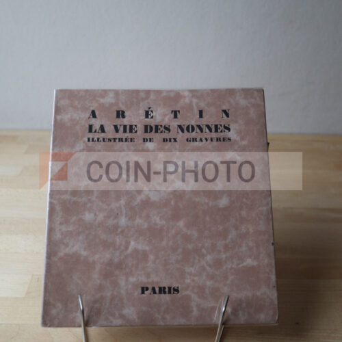 Gravure érotique issue du livre La Vie des Nonnes de l'Arétin édition clandestine Paris 1930