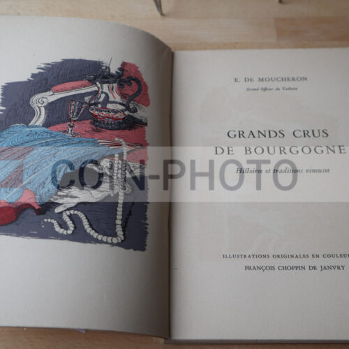 Une des planches en couleurs de François Choppin de Janvry