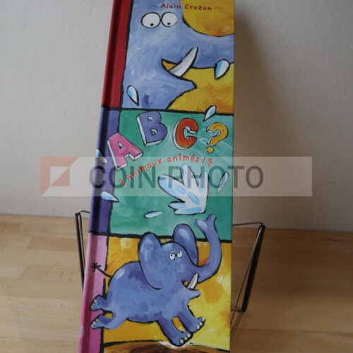 Couverture colorée du livre ABC Animaux Animés d'Alain Crozon aux éditions Seuil Jeunesse