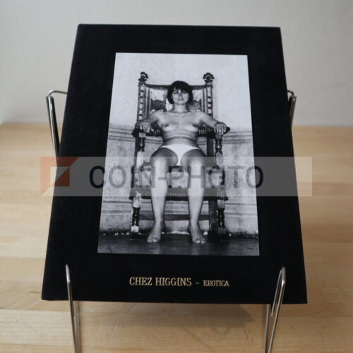 Couverture du portfolio rare Chez Higgins collection Erotica de Jacques Henric et Catherine Millet tirage limité