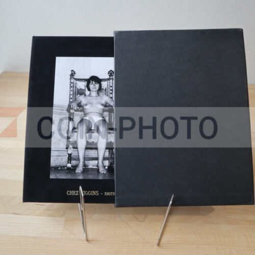 Couverture du portfolio rare Chez Higgins collection Erotica de Jacques Henric et Catherine Millet tirage limité