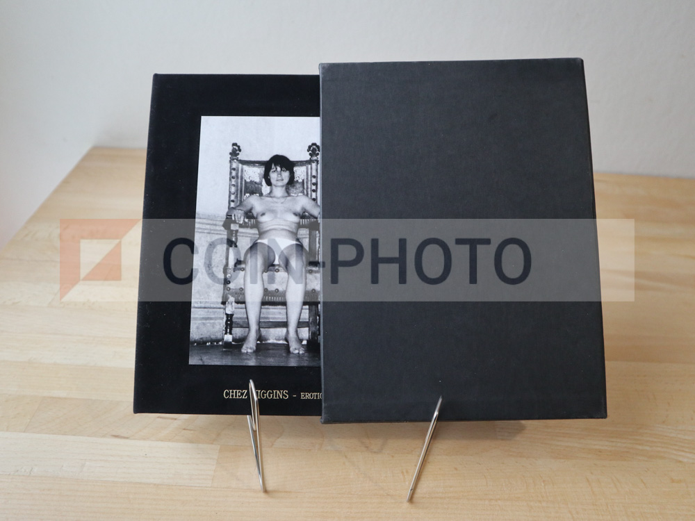 Couverture du portfolio rare Chez Higgins collection Erotica de Jacques Henric et Catherine Millet tirage limité